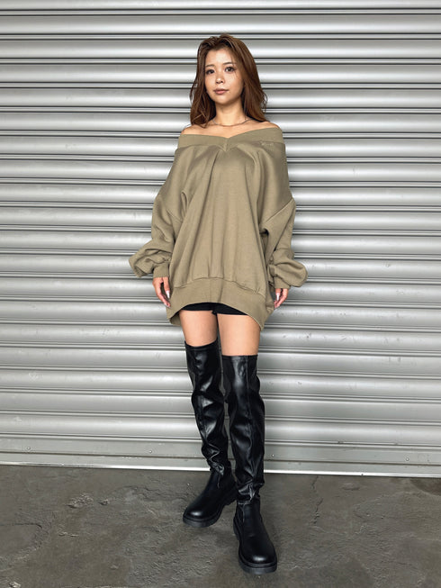 BIGオフショルプルオーバー